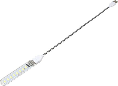 Homoyoyo USB تعمل بالمرونة الليلية المرنة مع LEDS GOONSECK COMPUTION LAMP لقراءة المكتب بجانب السرير ، استخدم تصميمًا مضغوطًا محمولًا للسفر والمنزل in Kuwait