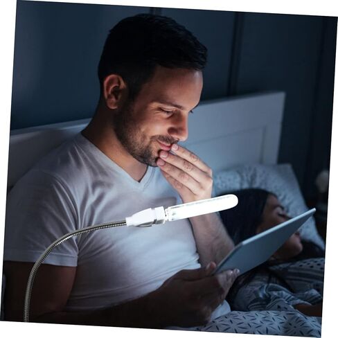 Homoyoyo USB تعمل بالمرونة الليلية المرنة مع LEDS GOONSECK COMPUTION LAMP لقراءة المكتب بجانب السرير ، استخدم تصميمًا مضغوطًا محمولًا للسفر والمنزل in Kuwait