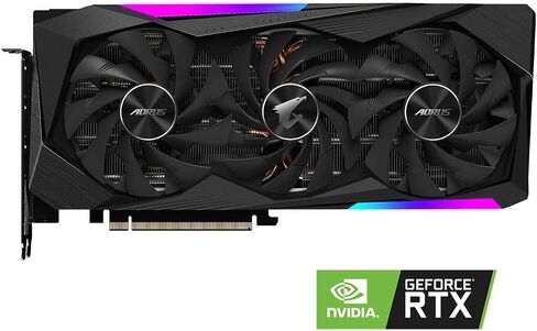 GIGABYTE AORUS GeForce RTX 3070 Master 8G Graphics Card, 3X WINDFORCE Fans, 8GB 256-bit GDDR6, GV-N3070AORUS M-8GD Video Card in Saudi Arabia