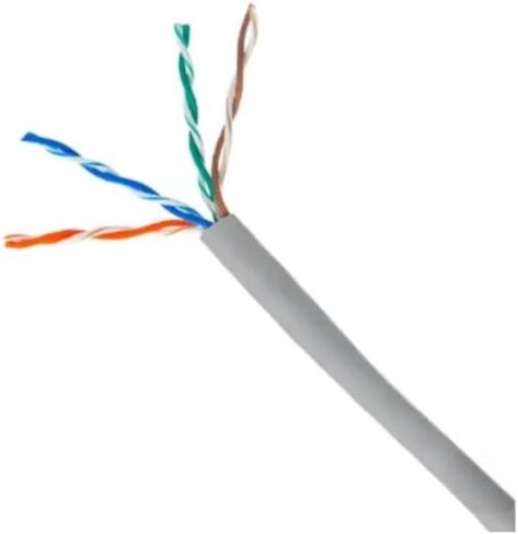 CAT5E-G-2 Bulk Ethernet Cable, U/UTP, CCA Conductors, 1000ft Pull Box, PE Insulation, PVC Jacket, 24AWG, TIA/EIA-568C, RoHS Compliant, Grey Jacket in Saudi Arabia