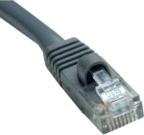 Tripp Lite Eaton N007-050-GY Cat5e Outdoor Ethernet Cable 50 ft Gray, 350MHz RJ45 Snagless, PoE Gigabit Patch Cord, 40C to 60C UV PVC Jacket, Cloud Care Pre-Configured Bundle Eligible (50 Pack) in Saudi Arabia