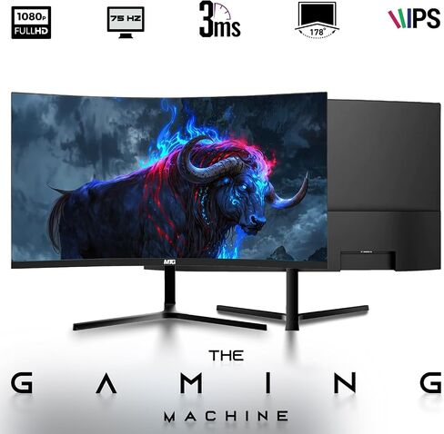 HP Desktop Computer PC - Intel Core I5 ​​، RAM ARGB 16GB ، 1 تيرابايت SSD ، شاشة منحنية 27 بوصة ، GT 1030 Graphics ، لوحة مفاتيح RGB مع مفتاح COPILOT AI ، الماوس و RGB ، Windows 11 (متجدد) in Kuwait