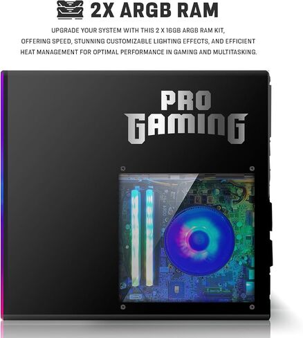 HP Desktop Computer PC - Intel Core I5 ​​، RAM ARGB 16GB ، 1 تيرابايت SSD ، شاشة منحنية 27 بوصة ، GT 1030 Graphics ، لوحة مفاتيح RGB مع مفتاح COPILOT AI ، الماوس و RGB ، Windows 11 (متجدد) in Kuwait