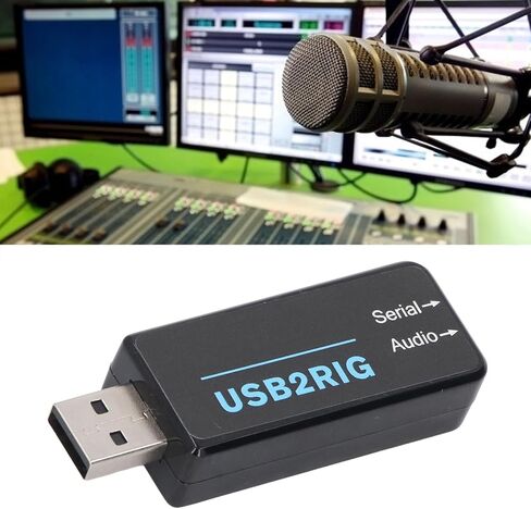 USB Sound Adapter Versatile Connect Compact Sound Card Adapter for Radio Operators in Saudi Arabia