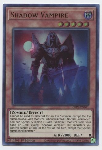 Shadow Vampire - GFP2 -EN071 - Ultra Rare - 1st Edition in Saudi Arabia