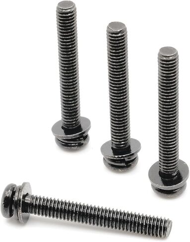 ReplacementScrews Stand Screws Compatible with LG OLED48B4PUA - 48 Inch B4 Series 2024 4K Smart TV - Complete Feet/Legs Screw Set (Pack of 4) in Saudi Arabia