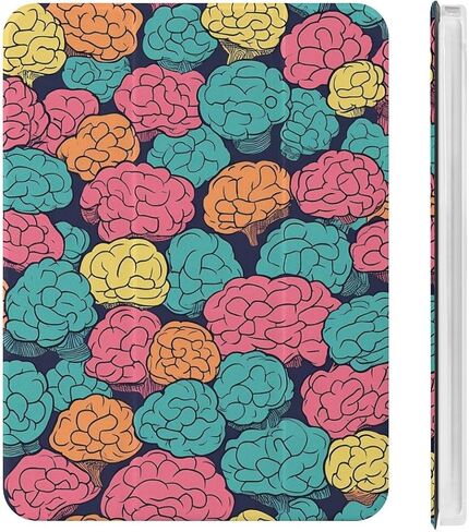 Brains Colorful Pattern Case with Pen Holder Slim Lightweight Trifold Stand Compatible with iPad mini 4/5/6 Mini6（8.3in） in Saudi Arabia