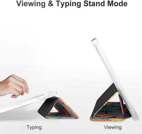 Brains Colorful Pattern Case with Pen Holder Slim Lightweight Trifold Stand Compatible with iPad mini 4/5/6 Mini6（8.3in） in Saudi Arabia
