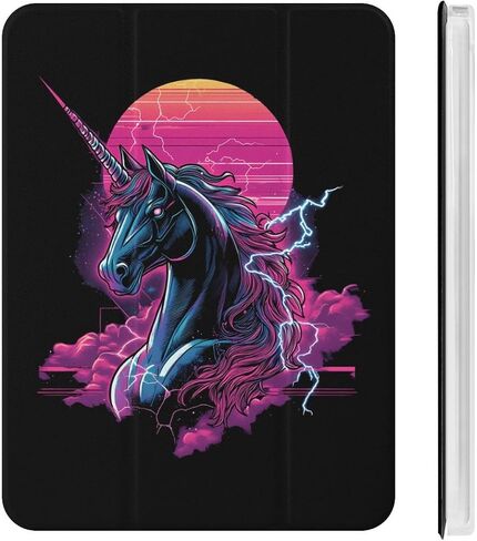 Beast Unicorm Thunder Case with Pen Holder Slim Lightweight Trifold Stand Compatible with iPad mini 4/5/6 Mini4/5（7.9in） in Saudi Arabia