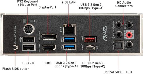 MSI MAG B550 Torpedo Gaming Mameing (AMD AM4 ، DDR4 ، PCIE 4.0 ، SATA 6GB/S ، DUAL M.2 ، USB 3.2 GEN 2 ، HDMI/DP ، ATX ، AMD RYZEN 5000 Series معالجات) (متجددة) in Kuwait