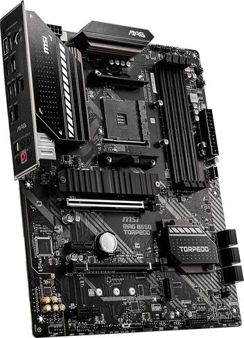 MSI MAG B550 Torpedo Gaming Mameing (AMD AM4 ، DDR4 ، PCIE 4.0 ، SATA 6GB/S ، DUAL M.2 ، USB 3.2 GEN 2 ، HDMI/DP ، ATX ، AMD RYZEN 5000 Series معالجات) (متجددة) in Kuwait