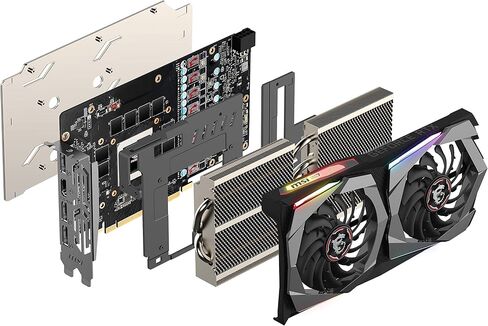 MSI Gaming Geforce RTX 2060 Super 8GB GDRR6 256 بت HDMI/DP G-Sync Turing Architecture بطاقة رسومات فيركلوكيل (RTX 2060 Super Gaming X) in Saudi Arabia