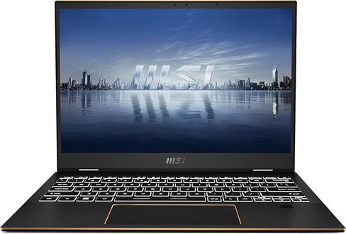 MSI Summit E13 Flip Evo 13.4 "FHD+ 120Hz Touch 2-In-1 الكمبيوتر المحمول: Intel Core I7-1360p ، Intel Iris XE ، 16GB DDR5 ، 1TB NVME SSD ، 360 Flip ، Thunderbolt 4 ، W 11 Home (Reneded) in Kuwait