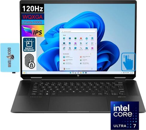 HP Specter X360 Business IPS Display 2-in-1 Laptop (Intel Ultra 7-155H 16-Core ، 16GB RAM ، 2TB PCIE SSD ، Intel Arc ، 16.0 " in Kuwait