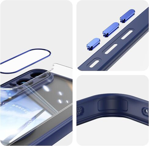 حالة Quietip متوافقة مع Sony Xperia 1 VII ، متوافق مع Magsafe مع 360 حلقة مغناطيسية قابلة للدوار واقف واضحة ، أسود in Kuwait