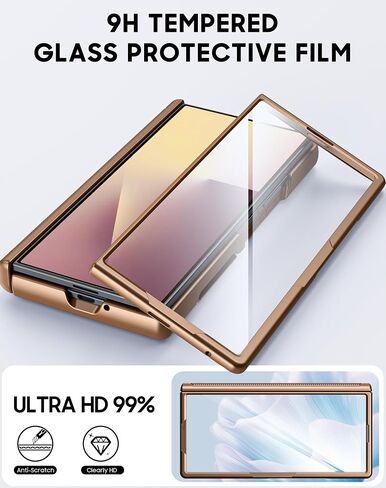 Vizvera for Samsung Galaxy Z Fold 7 Case Rfid Wallet مع حامل البطاقات [غطاء المفصلات] in Kuwait