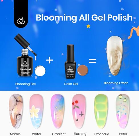 Beetles 2 Pcs 15ml No Wipe Gel Top Coat and Base Coat Set - Shine Finish and Long Lasting, Soak Off LED Nail Lamp Gel Base Top Coat Finish Nail Art Design Manicure Gifts for Women in Kuwait