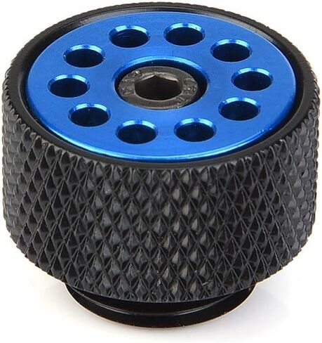FOSA G1/4 Air Computer Exhaust Plug, Computer Exhaust Fitting for Computer Water Cooling System Computer Protection (Blue), Vbestlifeah24ks7p39-01 in Saudi Arabia