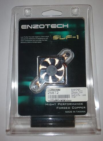 SLF-1 Forged Copper Northbridge / Southbridge Low-Profile Heatsink in Saudi Arabia