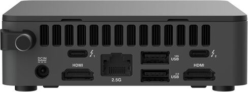 ASUS NUC 13 Pro Slim Barebone Kit with Intel 13th Gen Core i5-13420H, Up to 64GB DDR4 RAM, Triple Storage Design, Thunderbolt™ 4, Wi-Fi 6E & Bluetooth 5.3, with VESA Mount Included in Saudi Arabia