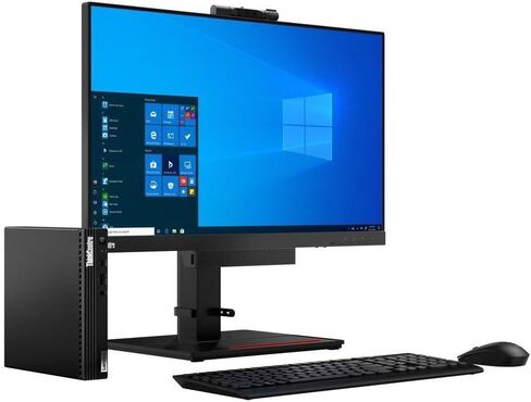 Lenovo ThinkCentre Mini Desktop, 6 Core Intel i5-10400, 8GB DDR4, 256GB M.2 SSD Display Port, RJ-45, HDMI v1.4, Wi-Fi, BT Bluetooth 5.1, Win11 Pro in Saudi Arabia