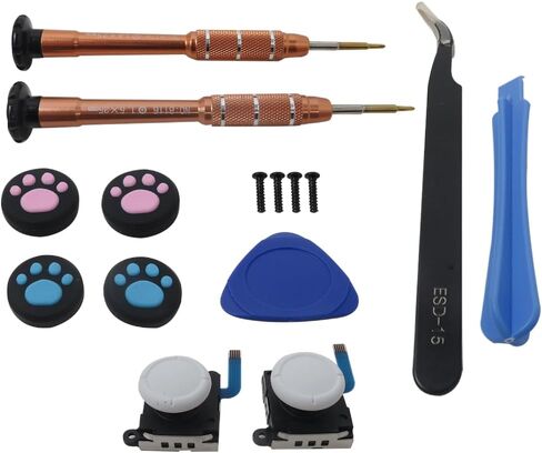 INGQI New Joystick Replacement for N-intendo Switch Joycon and Switch Lite Repair Tool Kit - 1.5 “Y" and 1.5 “+" Screwdriver in Saudi Arabia