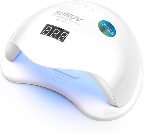 مصباح SUNUV UV LED، جهاز تجفيف طلاء الأظافر الجل للمانيكير والباديكير مع مستشعر و4 مؤقتات SUN5 in Kuwait