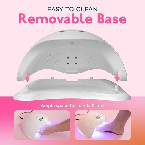 مصباح SUNUV UV LED، جهاز تجفيف طلاء الأظافر الجل للمانيكير والباديكير مع مستشعر و4 مؤقتات SUN5 in Kuwait