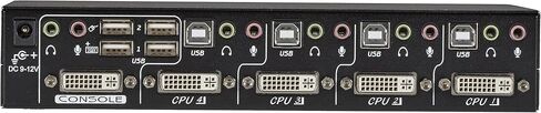 Black Box Servswitch DT DVI 4-Port مع لوحة مفاتيح/الماوس USB المحاكاة in Kuwait