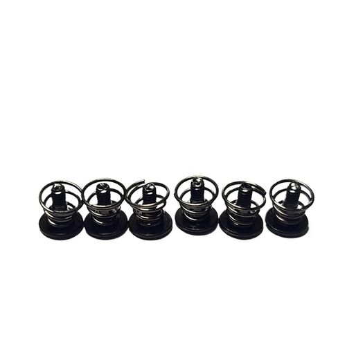 10pcs M2 Black Springs Graphics Card Screw for CPU Mainboard Radiator Fixing Bolts DIY Step Video Display Screws(M2 x 6.6) in Kuwait