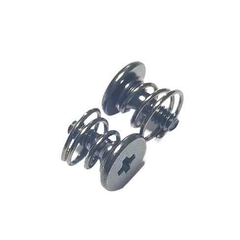 10pcs M2 Black Springs Graphics Card Screw for CPU Mainboard Radiator Fixing Bolts DIY Step Video Display Screws(M2 x 6.6) in Kuwait