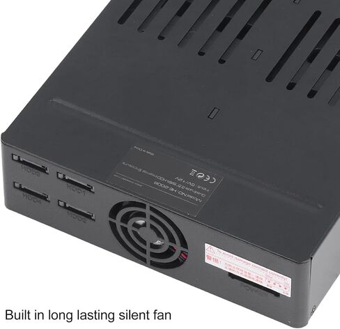 4 قفص خليج لـ SATA HDD/SSD - قفص معدني مع توافق رف الهاتف المحمول ، يناسب 5.25 بوصة الخليج ، 9.5 مم/12.5 ملم in Saudi Arabia