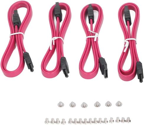 4 قفص خليج لـ SATA HDD/SSD - قفص معدني مع توافق رف الهاتف المحمول ، يناسب 5.25 بوصة الخليج ، 9.5 مم/12.5 ملم in Saudi Arabia