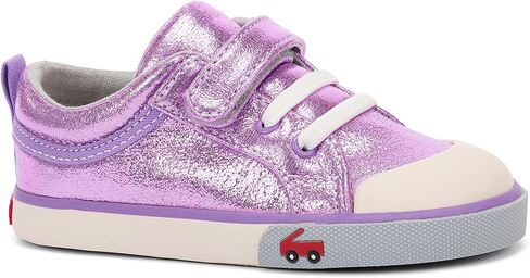 See Kai Run Kristin - Fan Favorite Sneakers for Little Girls, Purple Shimmer 5 in Kuwait