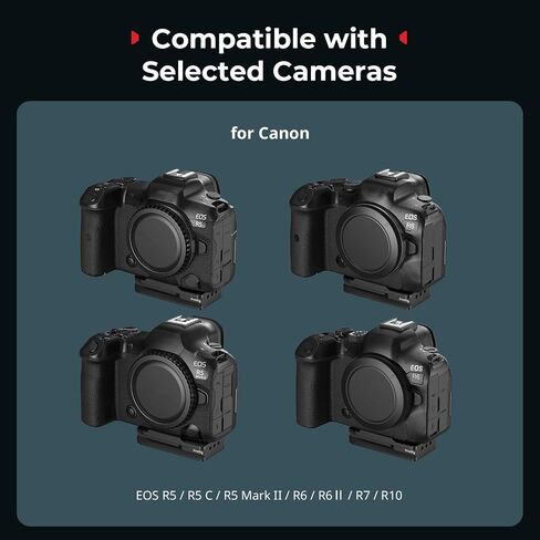 قفص صغير لـ Canon R5 R6 R5 C + لوحة التثبيت لـ Airtag in Saudi Arabia