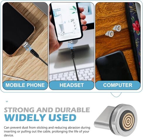 16pcs USB C موصل محول TIP رأس الشحن القابل للدوار لأجهزة -C الأجهزة الغبار والموصلات كابل دبوس متوافق in Kuwait