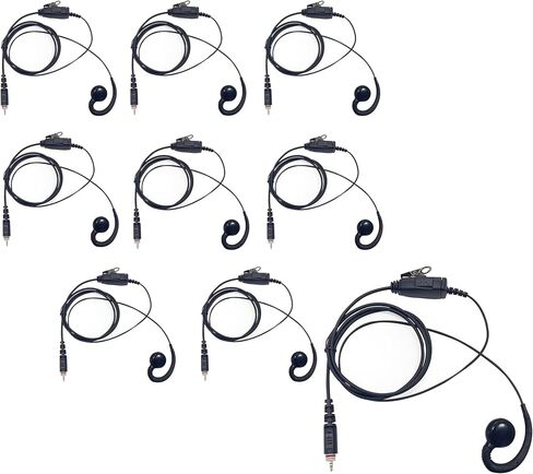 Wodasen clp1010e سماعة الأذن clp1080e أذن c-swivel قطعة أذن الراديو سماعة سماعات محددة مع PTT MIC متوافقة مع Motorola CLP 1010E CLP1040E CLP 1080E CLP1083E CLP446E CLPE446 in Kuwait