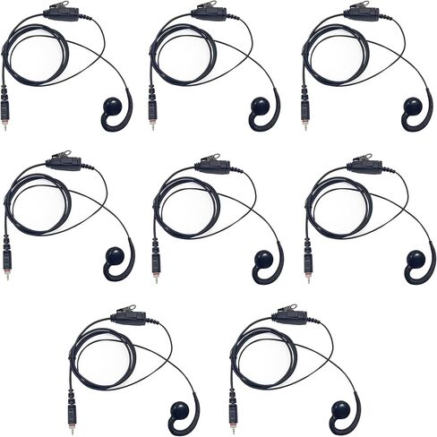 Wodasen clp1010e سماعة الأذن clp1080e أذن c-swivel قطعة أذن الراديو سماعة سماعات محددة مع PTT MIC متوافقة مع Motorola CLP 1010E CLP1040E CLP 1080E CLP1083E CLP446E CLPE446 in Kuwait