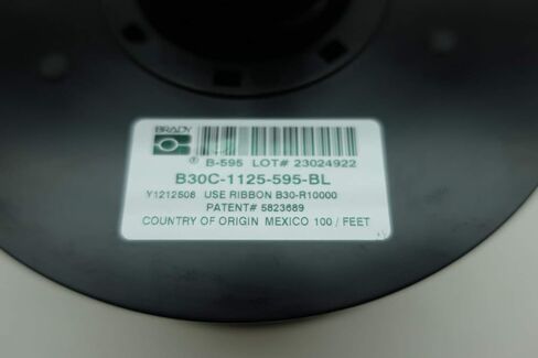 Brady B30C-1125-595-BL Blue Vinyl Label 1-1/8in x 100ft D647860 in Saudi Arabia