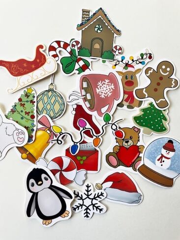 Xio Custom Devinative Devinative Pack ، 25 قطعة ، ألوان مختلطة ، للتصميمات الجمركية قم بتحميل النص أو صورتك ، 2in و 3ins تصاميم in Kuwait