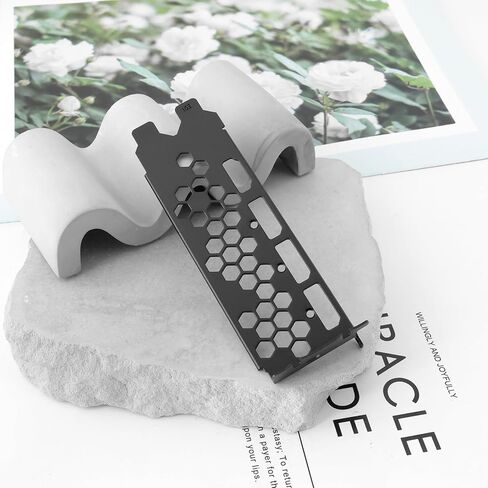 1pc I/O IO Shield Backplate GPU Bracket Graphics Card External Bracket Compatible with EVGA RTX 3060ti 3070 3080 3090 FTW3 XC3 Black Zinc in Kuwait