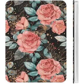 Red Rose Flower Bud Case with Pen Holder Slim Lightweight Trifold Stand Compatible with iPad mini 4/5/6 Mini4/5（7.9in） in Kuwait
