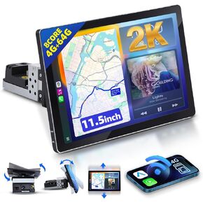 11.5 "ستيريو السيارة مع Apple Carplay ، 2K DIN Radio 4G+64G Android Auto Touch Screen in Saudi Arabia