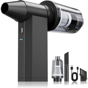 Air Air Duster-25000000RPM Super Power Cordless Air Duster ، منفاخ صغير قابل للتعديل مع 4-GEAR مع شحن سريع ، ومنفاخ الغبار للكمبيوتر ولوحة المفاتيح والمنزل والخارجية والسيارة in Kuwait