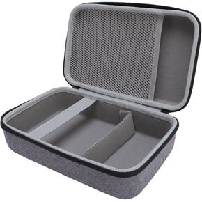 Denash Travel Hard Case ، حقيبة تخزين واقية من Nylon لـ Mini M4 M4 Pro Chip Desktop Computer 2024 Mini Pcs ، مع سحاب مزدوج وجيب شبكة ، مقبض مصنوع يدويًا in Kuwait