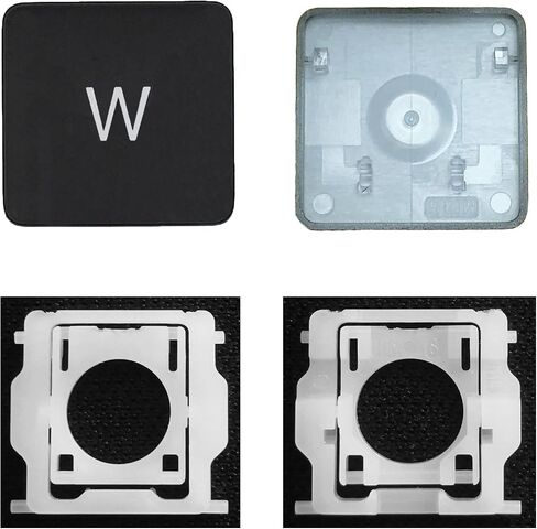 استبدال غطاء المفتاح الفردي مع المفاتيح لـ (M1 M2 M3 M4) MacBook Pro A2141 A2251 A2289 A2338 A2442 A2485 A2779 MacBook Air A2179 A2337 A2681 2021-2024 (INTERSCORE/MINUS SIGN in Kuwait