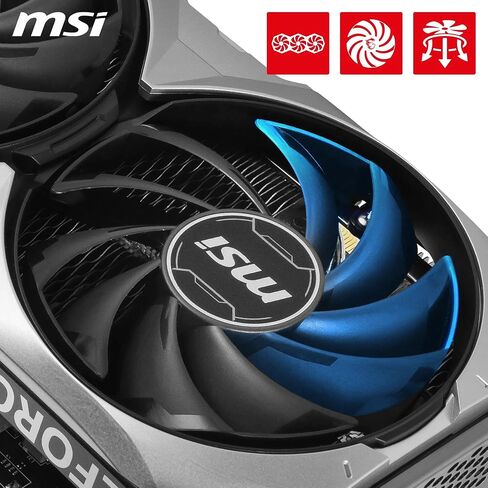 MSI GeForce RTX 4070 Ventus 3X E1 12G OC Graphics Card: PCI Express Gen 4, 20 Gbps Memory Speed, 12GB GDDR6, 3X DisplayPort, 1x HDMI, 7680 x 4320 Maximum Resolution, Triple Fan, TORX Fan 4.0 - Black in Saudi Arabia