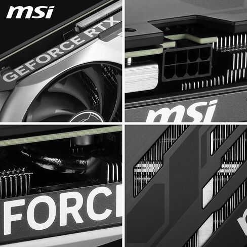 MSI GeForce RTX 4070 Ventus 3X E1 12G OC Graphics Card: PCI Express Gen 4, 20 Gbps Memory Speed, 12GB GDDR6, 3X DisplayPort, 1x HDMI, 7680 x 4320 Maximum Resolution, Triple Fan, TORX Fan 4.0 - Black in Saudi Arabia