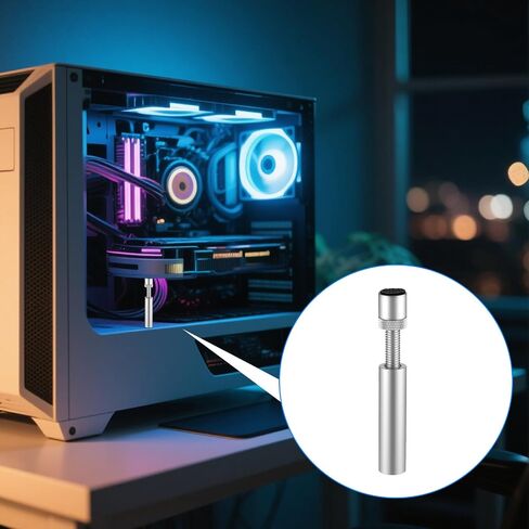 SAG BRACKET GPU Stand Bracket Sliver GPU دعم بطاقة فيديو قابلة للتعديل لبطاقة SAG Holder SAG مع MAGNET و NON SLIP ، 48 مم-78 مم in Saudi Arabia
