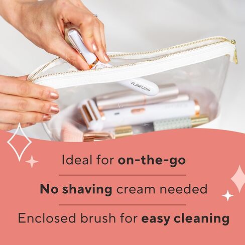 فينيشينج تاتش ماكينة حلاقة وتشذيب شعر البيكيني بدون عيوب للنساء، ماكينة حلاقة كهربائية للاستخدام الجاف، ماكينة حلاقة شخصية للحلاقة الحميمة للسيدات، بدون نتوءات، حلاقة ناعمة in Kuwait